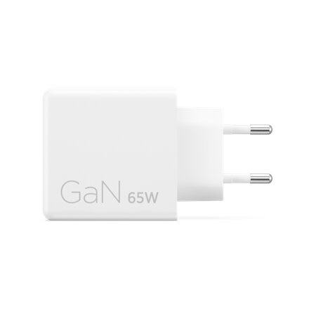 Lenovo Dual USB-C 65W GaN Charger , Charger , USB-C , 65 W