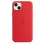 Apple 14 Plus Silicone Case with MagSafe Red