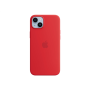 Apple 14 Plus Silicone Case with MagSafe Red