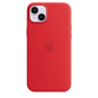 Apple 14 Plus Silicone Case with MagSafe Red