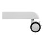Neomounts Floor stand , NS-M1250WHITE TV trolley , Rotate, Tilt , 37-70 , Maximum weight (capacity) 70 kg , White