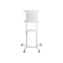 Neomounts Floor stand , NS-M1250WHITE TV trolley , Rotate, Tilt , 37-70 , Maximum weight (capacity) 70 kg , White