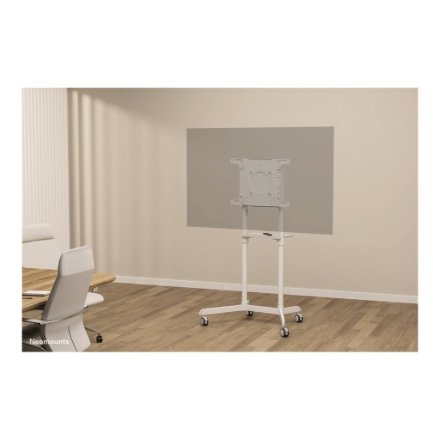 Neomounts Floor stand , NS-M1250WHITE TV trolley , Rotate, Tilt , 37-70 , Maximum weight (capacity) 70 kg , White