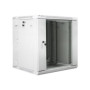 Lanberg , Rack cabinet 19 double-section wall-mount 12U/600x600 (flat pack) , WF02-6612-10S , Grey