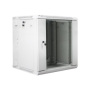 Lanberg , Rack cabinet 19 double-section wall-mount 12U/600x600 (flat pack) , WF02-6612-10S , Grey