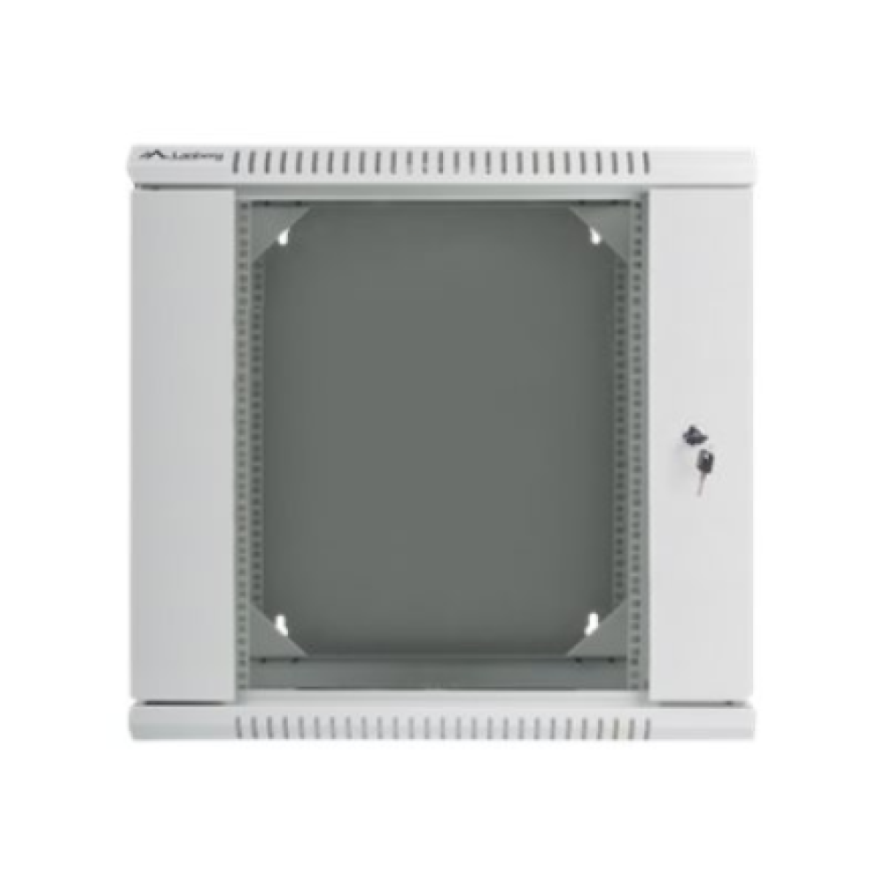 Lanberg , Rack cabinet 19 double-section wall-mount 12U/600x600 (flat pack) , WF02-6612-10S , Grey