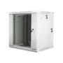 Lanberg , Rack cabinet 19 double-section wall-mount 12U/600x600 (flat pack) , WF02-6612-10S , Grey