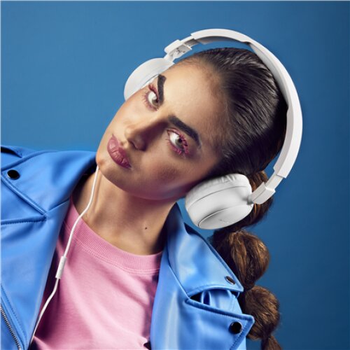 Energy Sistem Headphones FunVibe Wired Over-Ear Microphone White