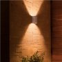 Philips Hue WCA Resonate Outdoor Wall Lantern, Inox , 8 W , 2000-6500 Hue White Colour Ambiance