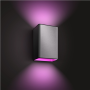 Philips Hue WCA Resonate Outdoor Wall Lantern, Inox , 8 W , 2000-6500 Hue White Colour Ambiance