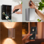 Philips Hue WCA Resonate Outdoor Wall Lantern, Inox , 8 W , 2000-6500 Hue White Colour Ambiance