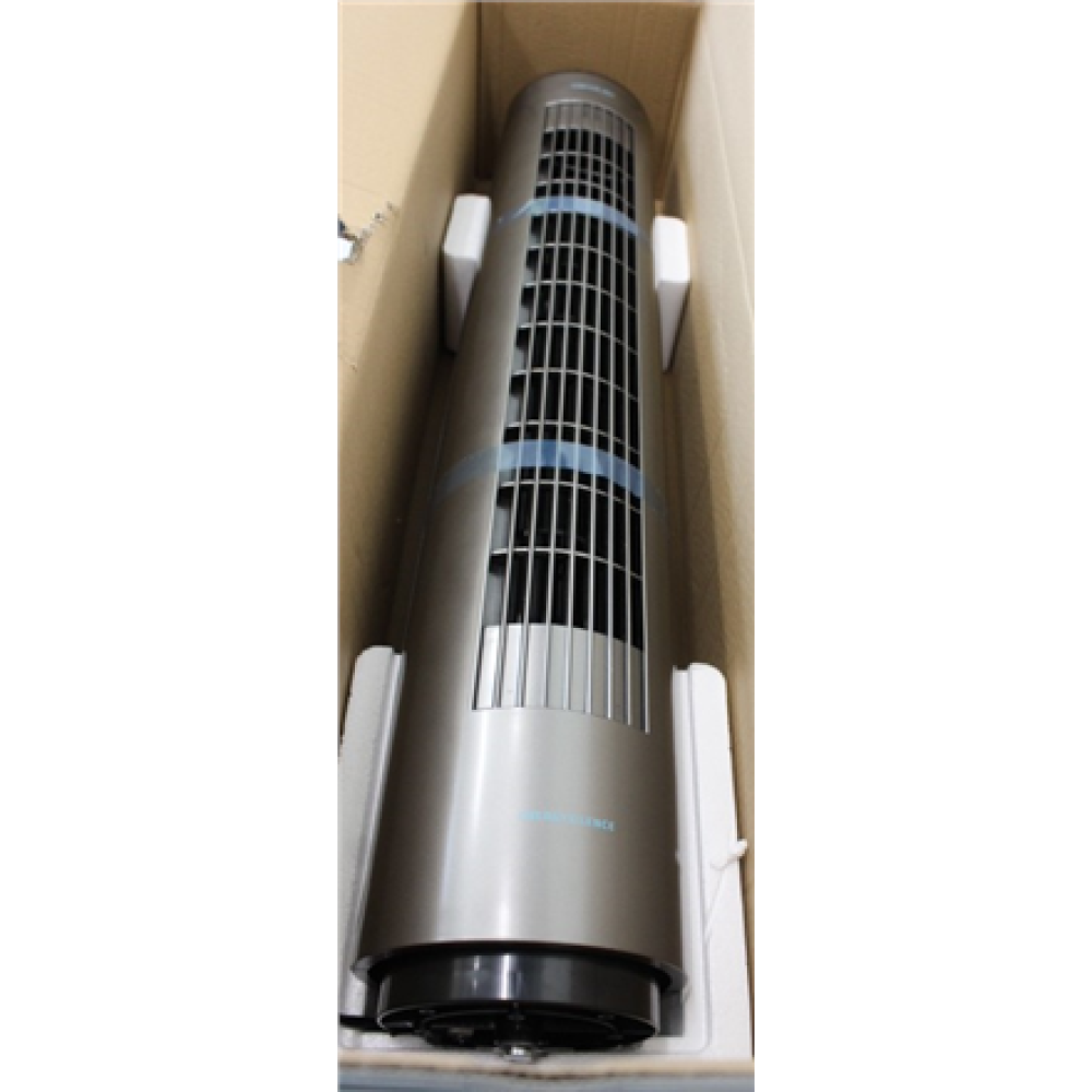 SALE OUT. , Cecotec EnergySilence 8190 Skyline Ionic , Tower Fan , Stand Fan , 60 W , Diameter 29 cm , Number of speeds 3 , Oscillation , Timer , Remote control , Grey , DAMAGED PACKAGING