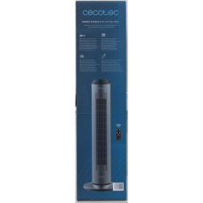SALE OUT. , Cecotec EnergySilence 8190 Skyline Ionic , Tower Fan , Stand Fan , 60 W , Diameter 29 cm , Number of speeds 3 , Oscillation , Timer , Remote control , Grey , DAMAGED PACKAGING