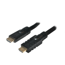 Logilink, CHA0020, 20m, Active, HDMI cable, type A male, - HDMI type A male, black. Logilink , HDMI to HDMI , 20 m