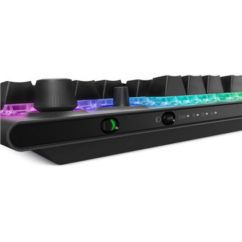 Dell , Alienware Tri-Mode AW920K , Wireless Gaming Keyboard , Wireless , Bluetooth , RGB LED light , Wireless connection , US , CHERRY MX Red , Dark Side of the Moon
