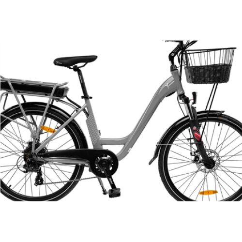 Lancia Incanto, City E-Bike, Motor power 250 W, Wheel size 26 , Warranty 24 month(s), Silver