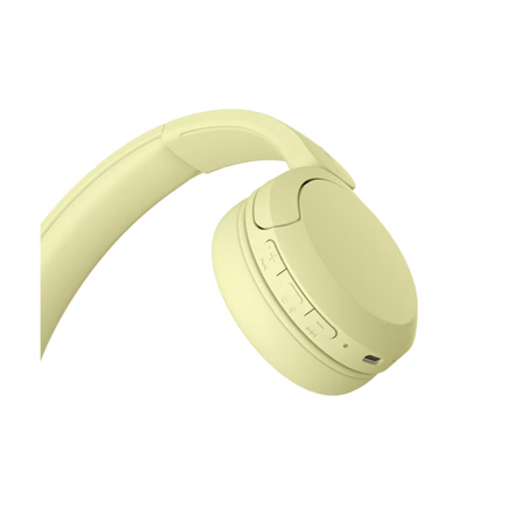 Sony Headphones , WH-CH520 , Bluetooth , On-Ear , Wireless , Yellow