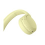 Sony Headphones , WH-CH520 , Bluetooth , On-Ear , Yellow