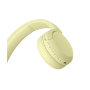 Sony Headphones , WH-CH520 , Bluetooth , On-Ear , Wireless , Yellow