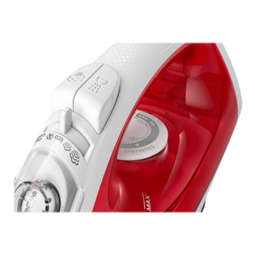 Philips , GC1742/40 EasySpeed , Steam Iron , 2000 W , Water tank capacity ml , Continuous steam 25 g/min , Steam boost performance g/min , Red