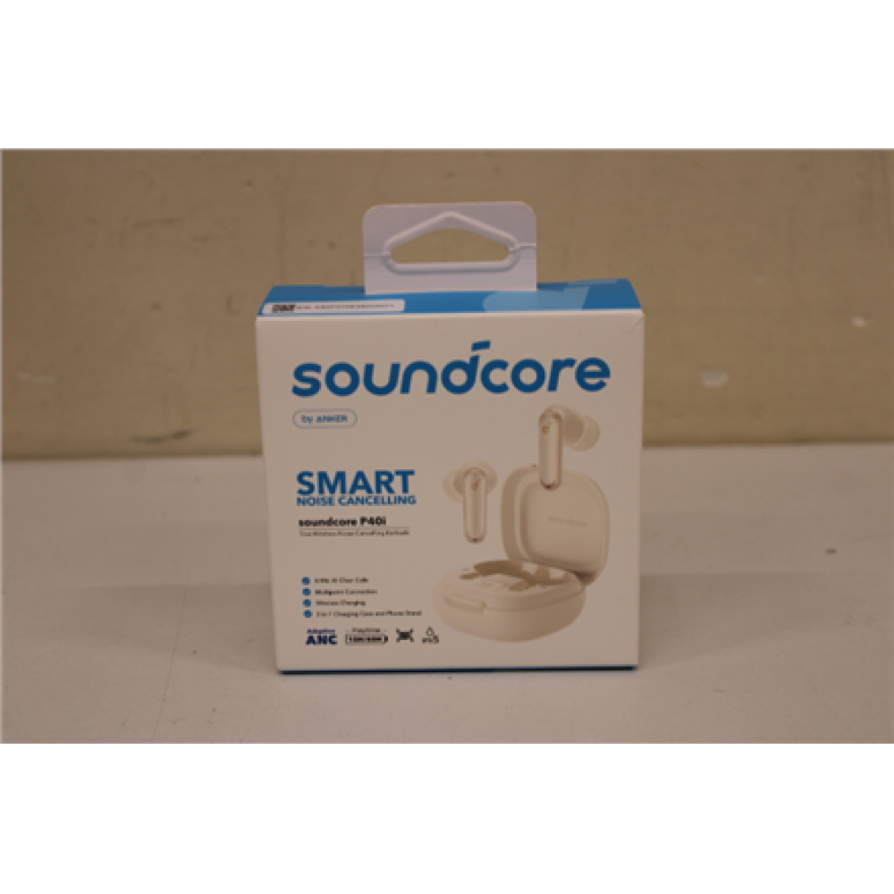 SALE OUT. Anker Soundcore P40i True-Wireless Earbuds, Oat White , Anker Soundcore , True-Wireless Earbuds , P40i , Bluetooth , In-Ear , Microphone , DEMO , Wireless , Oat White