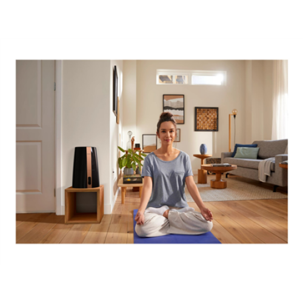 Philips , HU3918/10 , Humidifier , 25 W , Water tank capacity 3 L , Suitable for rooms up to 45 m² , NanoCloud evaporation , Humidification capacity 300 ml/hr , Black