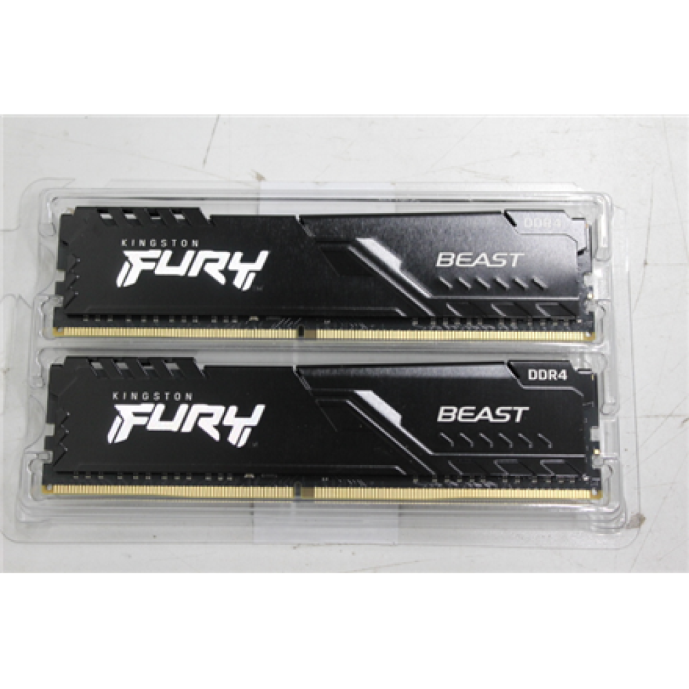 SALE OUT. , Kingston Fury Beast , 2x8 GB , DDR4 , 3200 MHz , PC/server , Registered No , ECC No , DAMAGED PACKAGING