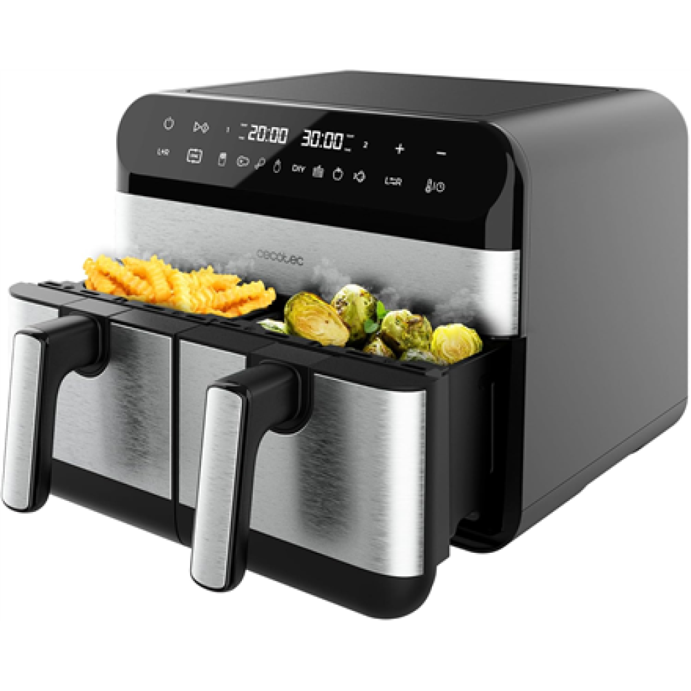 Cecotec Air Fryer , Cecofry Advance 9000 Inox , Power 2800 W , Capacity 9 L