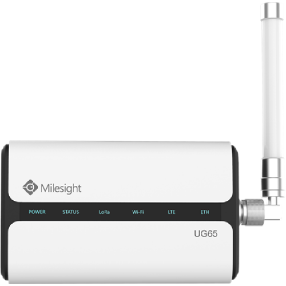 Milesight IoT UG65 Semi-IndustrialLoRaWAN Gateway 4G, Wi-Fi, 8 channels