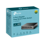TP-LINK , 5-Port Gigabit Easy Smart Switch with 4-Port PoE+ , TL-SG105MPE , Managed L2 , Desktop , 1 Gbps (RJ-45) ports quantity , SFP ports quantity , Combo ports quantity , PoE ports quantity , PoE+ ports quantity , Power supply type , 60 month(s)