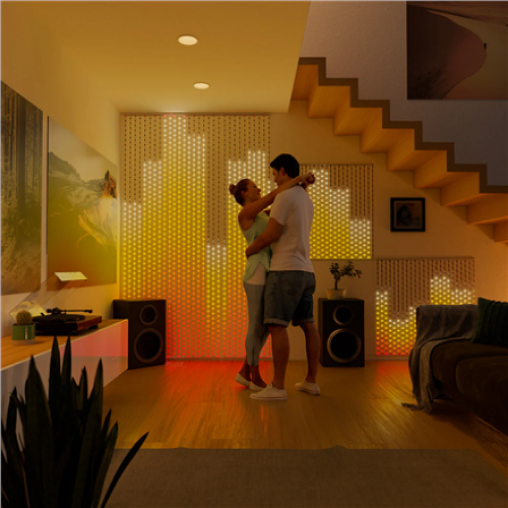 Twinkly,Matrix Smart LED Lights 480, 1x1m,RGB Multicolor