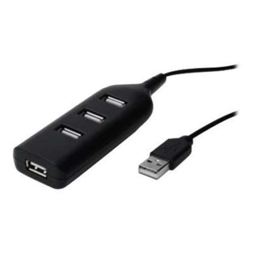 Digitus , USB 2.0 Hub, 4-Port, Bus Powered 4 X USB A/F AT Connected Cable , AB-50001-1 , USB 2.0 Hub