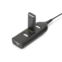 Digitus , USB 2.0 Hub, 4-Port, Bus Powered 4 X USB A/F AT Connected Cable , AB-50001-1 , USB 2.0 Hub