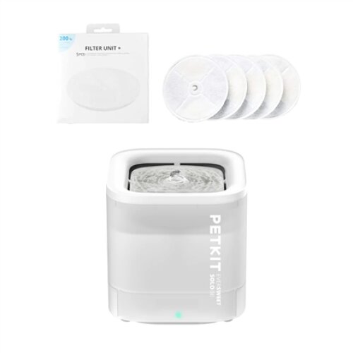 PETKIT , Smart Pet Drinking Fountain , Eversweet Solo , Capacity 1.8 L , Filtering , Material Plastic , White