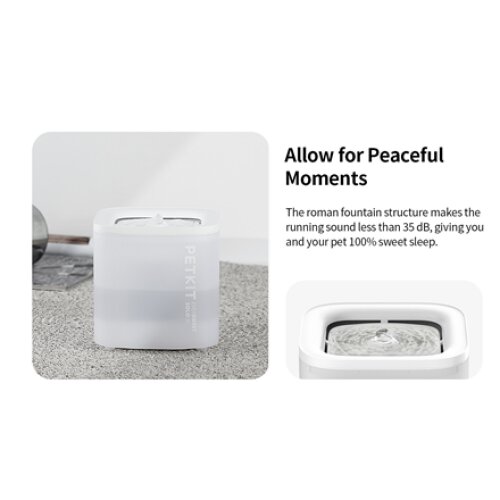 PETKIT , Smart Pet Drinking Fountain , Eversweet Solo , Capacity 1.8 L , Filtering , Material Plastic , White