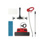 Moppy with sanitising base , Cordless operating , Washing function , Red
