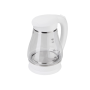 Adler , Kettle , AD 1274 , Electric , 2200 W , 1.7 L , Polypropylene/Glass , 360° rotational base , White