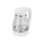 Adler , Kettle , AD 1274 , Electric , 2200 W , 1.7 L , Polypropylene/Glass , 360° rotational base , White