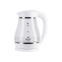 Adler , Kettle , AD 1274 , Electric , 2200 W , 1.7 L , Polypropylene/Glass , 360° rotational base , White