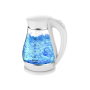 Adler , Kettle , AD 1274 , Electric , 2200 W , 1.7 L , Polypropylene/Glass , 360° rotational base , White