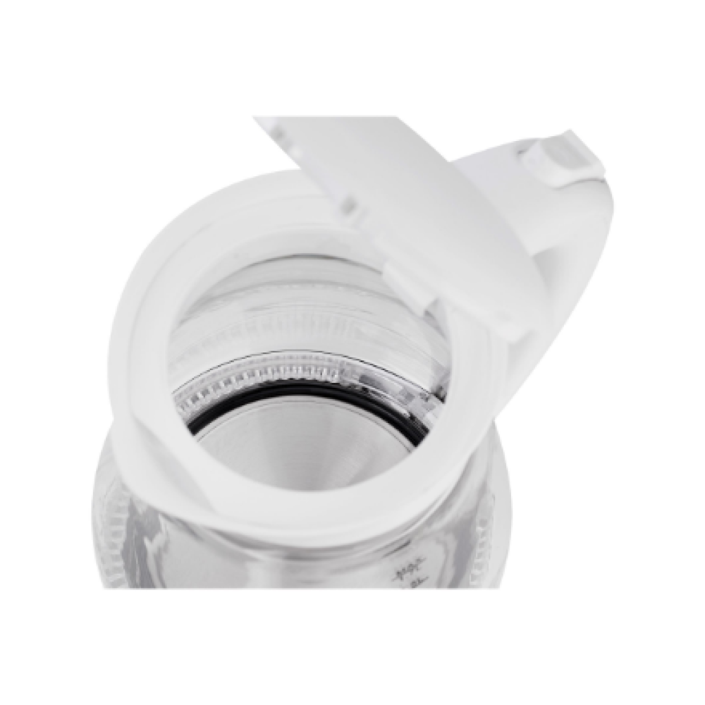 Adler , Kettle , AD 1274 , Electric , 2200 W , 1.7 L , Polypropylene/Glass , 360° rotational base , White
