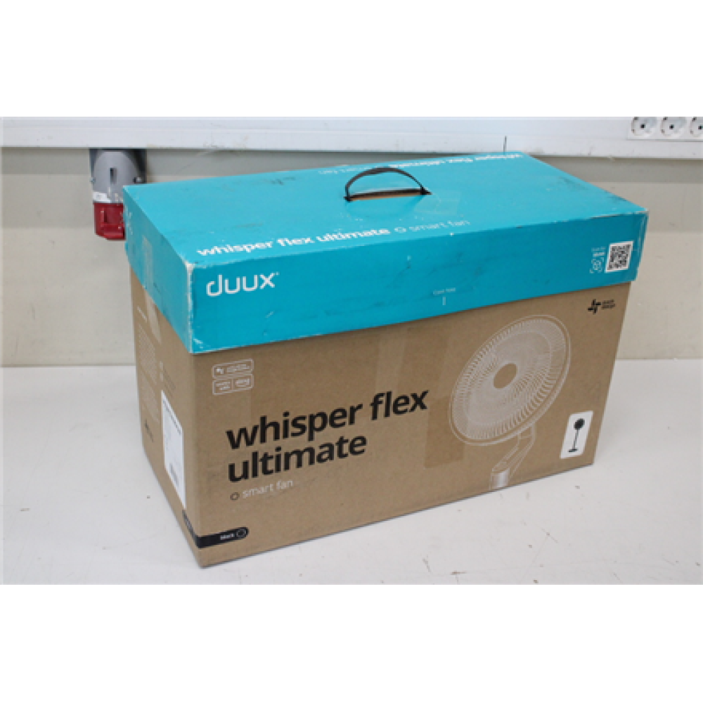 SALE OUT. Duux Whisper Flex Ultimate Smart Fan with Remote control, Black , Duux Fan , Whisper Flex Ultimate Smart , Stand Fan , DAMAGED PACKAGING , Black , Diameter 34 cm , Number of speeds 30 , Oscillation , 3-26 W , Yes , Duux , Fan , Whisper Flex Ulti