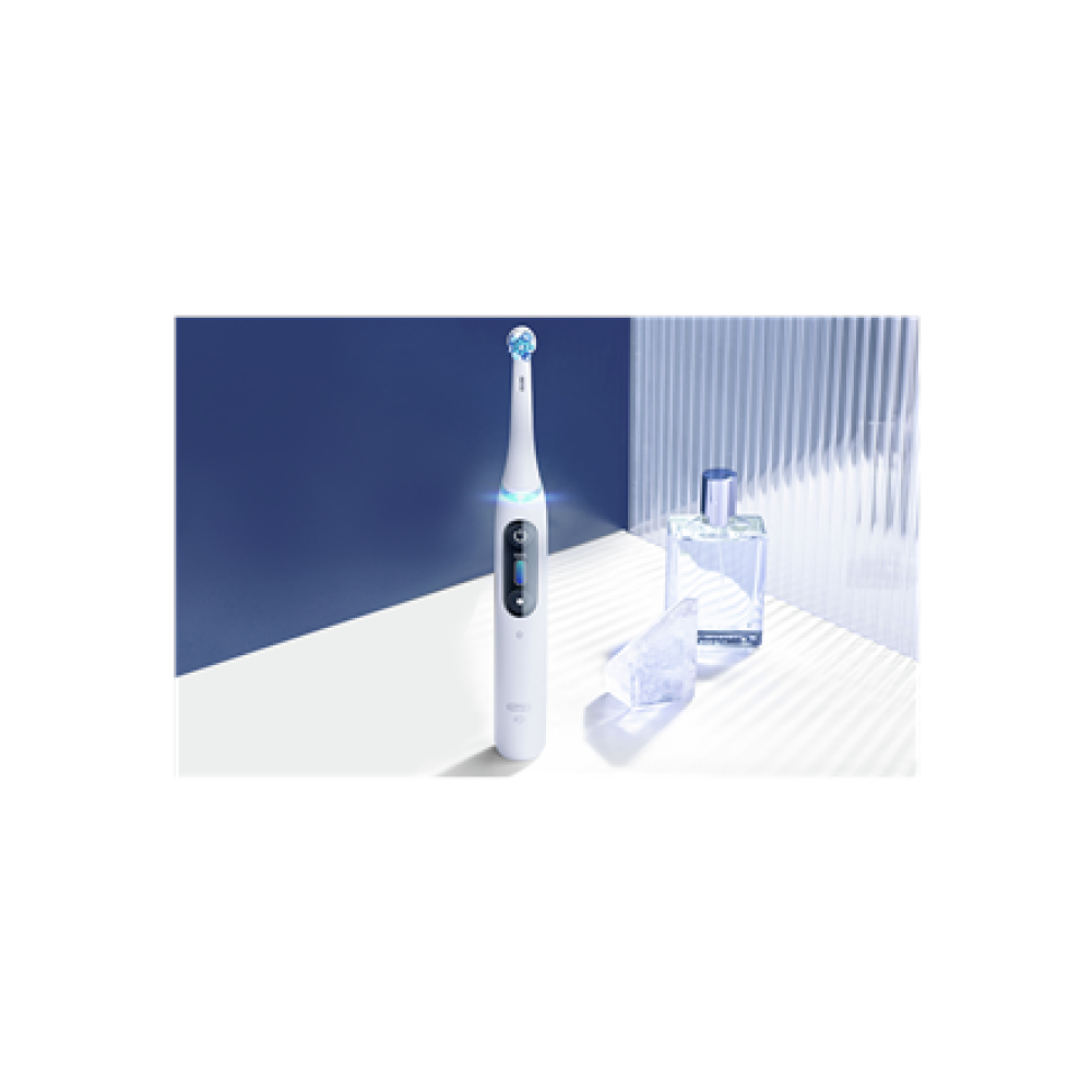 Oral-B Electric toothbrush , iO 7 Duo Pack , Rechargeable , For adults , Number of brush heads included 2 , Number of teeth brushing modes 5 , White/Black Onyx
