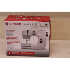 SALE OUT. Singer Sewing Machine , M1005 , Number of stitches 11 , Number of buttonholes 1 , White , DAMAGED PACKAGING