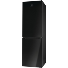 INDESIT Refrigerator LI8 SN2E K Energy efficiency class F, Free standing, Combi, Height 188.9 cm, Fridge net capacity 230 L, Freezer net capacity 98 L, 40 dB, Black, Frost-free