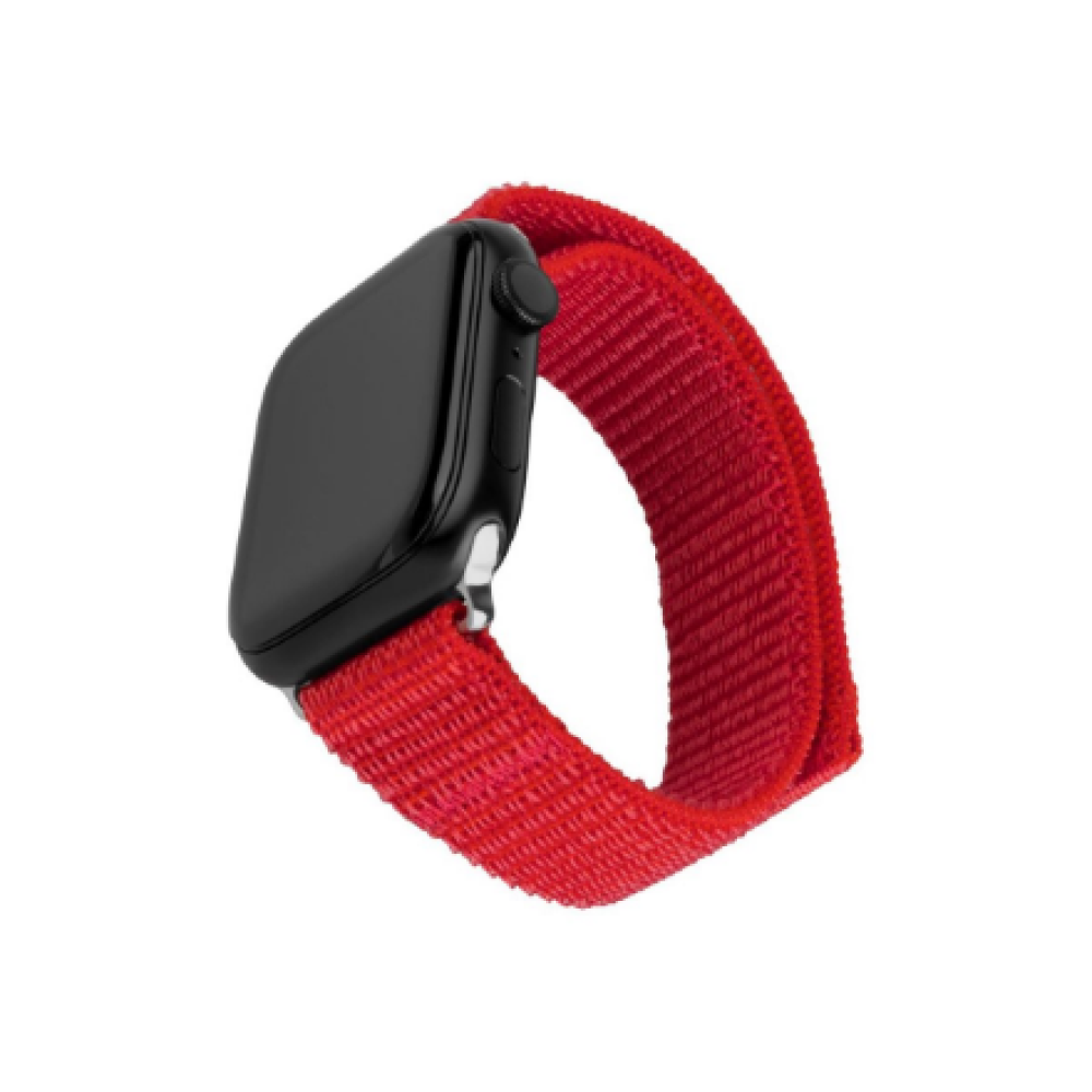 Fixed , Sporty Strap for Apple Watch 38/40/41mm , 160-210 mm , Red , Nylon