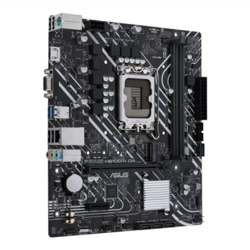 Asus , PRIME H610M-K D4 , Processor family Intel , Processor socket LGA1700 , DDR4 DIMM , Memory slots 2 , Supported hard disk drive interfaces SATA, M.2 , Number of SATA connectors 4 , Chipset Intel H610 , mATX