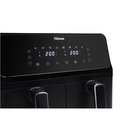 Tristar Double Basket Airfryer , FR-9026 , Power 2700 W , Capacity 8 L , Black