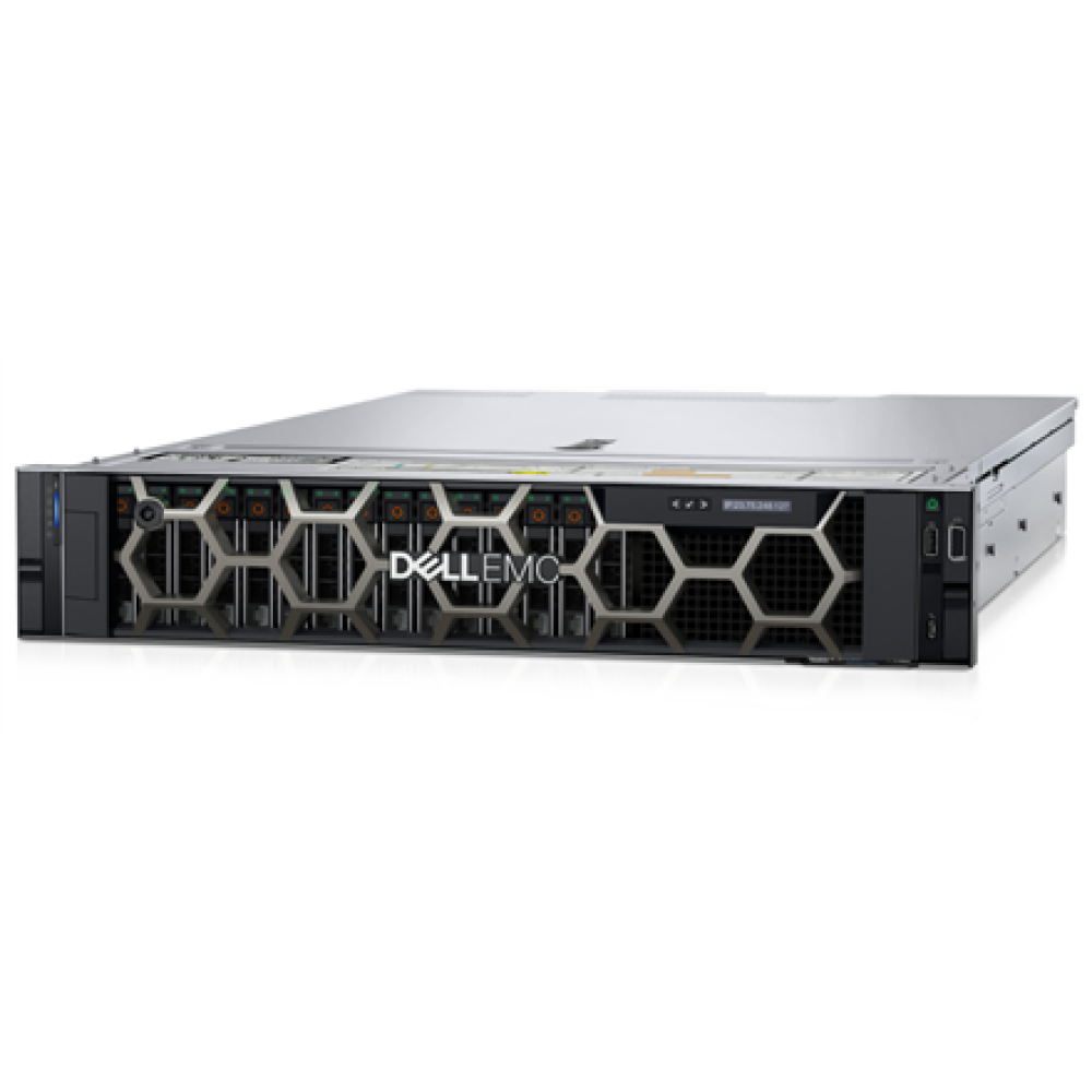 Dell PowerEdge , R550 , Rack (2U) , Intel Xeon , 1 , Silver 4310 , 12C , 24T , 2.1 GHz , Up to 8 x 3.5 , Hot-swap drive bays , PERC H745 , iDRAC9 Enterprise , Power supply 2x700 W , ReadyRails Sliding Rails , No OS , Warranty Basic NBD, 36 month(s)