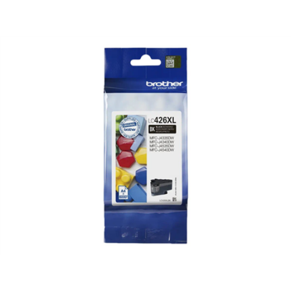 Brother LC426XLBK Genuine Ink Cartridge Black , Brother Brother , LC426XLBK , Brother LC426XLBK - High Yield - black - original - ink cartridge , Ink cartridge , Black